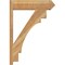 Ekena Millwork Merced Arts & Crafts Rough Sawn Outlooker, Western Red Cedar, 8"W x 30"D x 42"H OUT08X30X42MRC03RWR - alternate 3